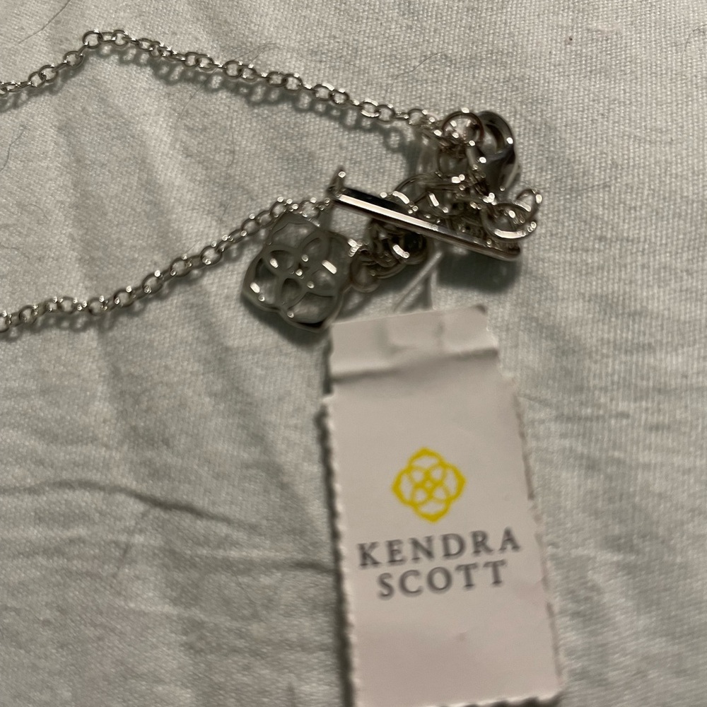 Kendra Scott Silver EVER Necklace - Picture 5 of 7
